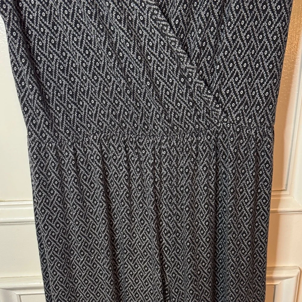 Loveappella Ciara Knit Jumpsuit in Black & White - Picture 7 of 12